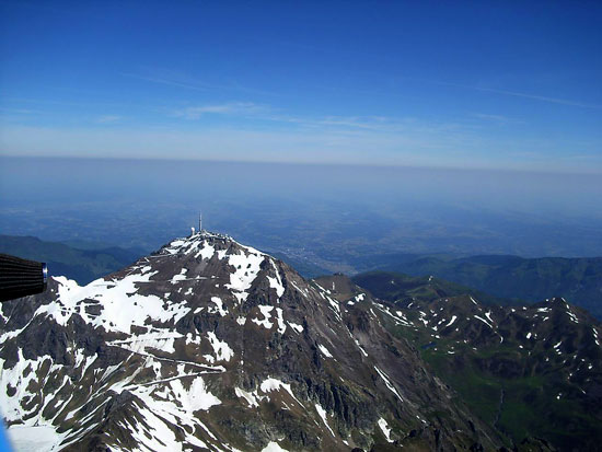 le Pic du midi de Bigorre et la plaine de Tarbes